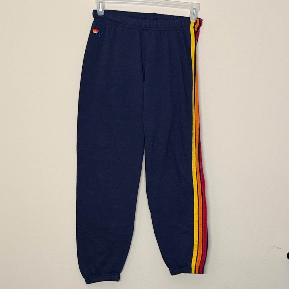 Aviator Nation 5 Stripe Sweatpants , size M